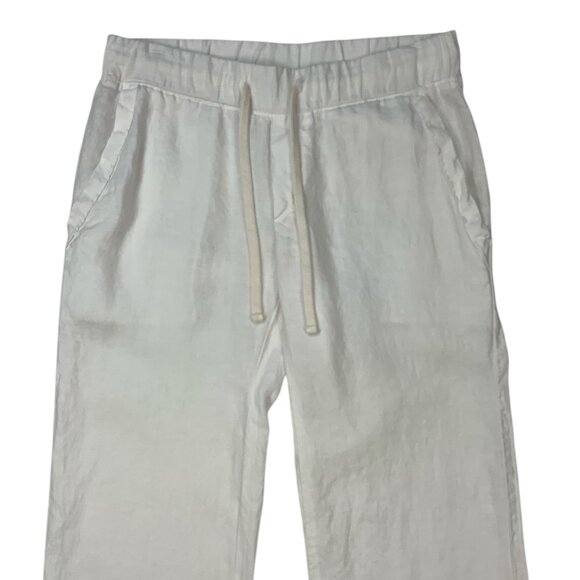 James Perse Standard Linen Pants 1 S Small White - Picture 7 of 12